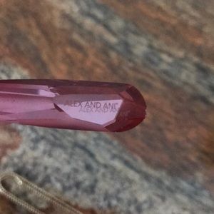 Alex and Ani purple gem necklace (broken)